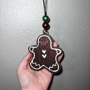 Handcrafted Gingerbread Shaped Car Freshie in Scent Christmas Coconut 🌴 🎄